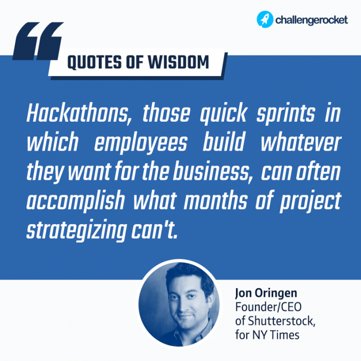 cytat Jon Oringen quotes of wisdom about hackathons